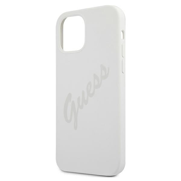 Guess GUHCP12SLSVSCR iPhone 12 mini 5.4" cream/cream hardcase Script Vintage