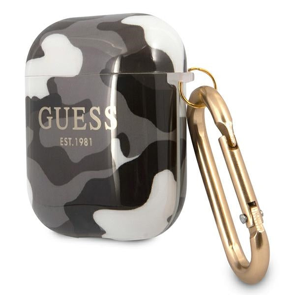 Guess GUA2UCAMG AirPods cover black/black Camo Collection