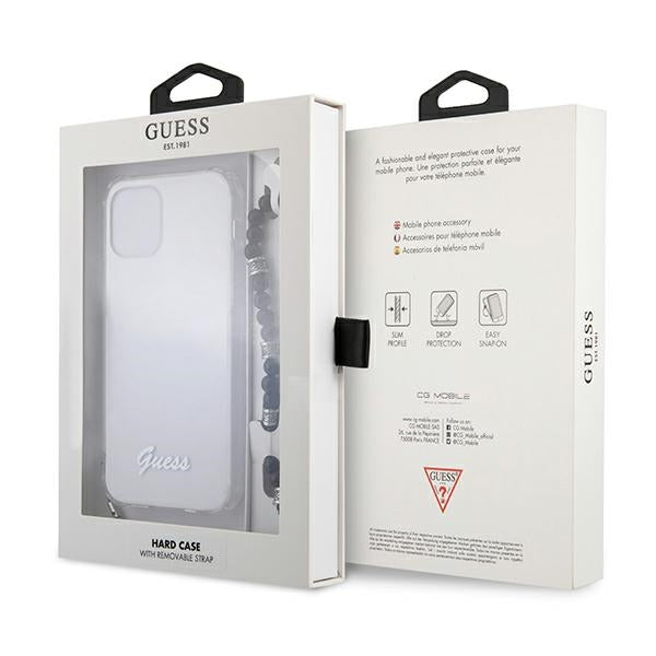 Guess GUHCP12LKPSBK iPhone 12 Pro Max 6.7&quot; Transparent hardcase Black Pearl