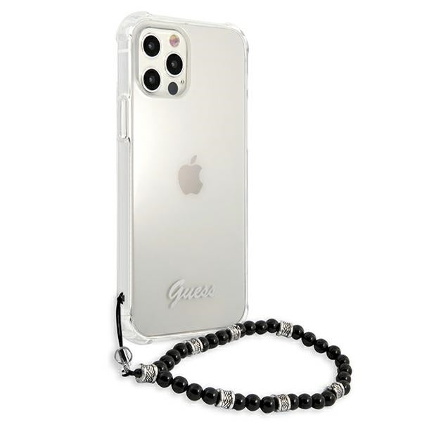 Guess GUHCP12LKPSBK iPhone 12 Pro Max 6.7" Transparent hardcase Black Pearl