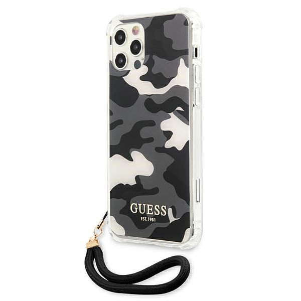 Guess GUHCP12LKSARBK iPhone 12 Pro Max 6.7&quot; black/black hardcase Camo Collection