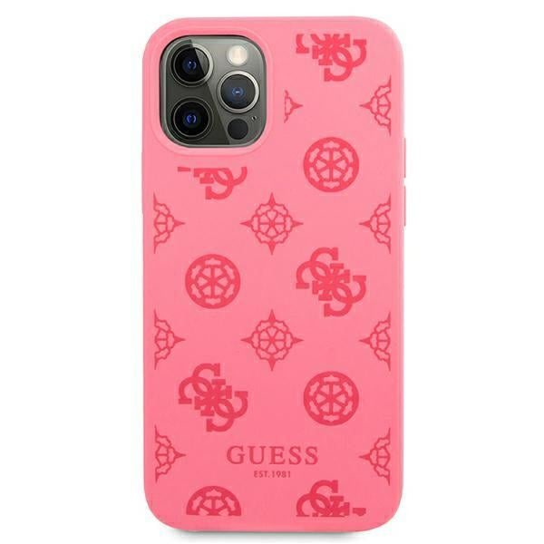Guess GUHCP12LLSPEFU iPhone 12 Pro Max 6.7&quot; fuchsia/fuchsia hard case Peony Collection