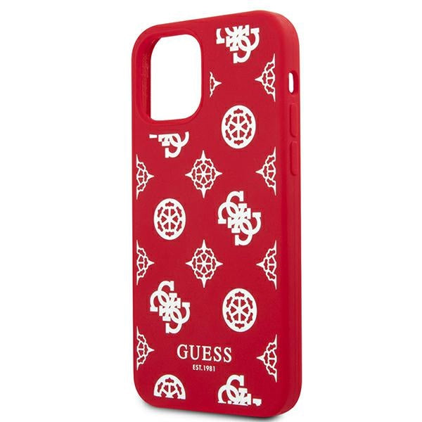 Guess GUHCP12LLSPEWRE iPhone 12 Pro Max 6.7&quot; red/red hard case Peony Collection