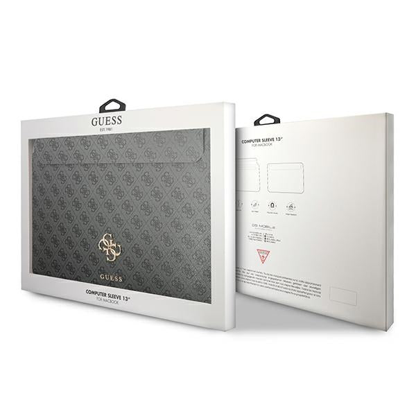 Guess 4G Big Logo case for a 13" laptop - gray
