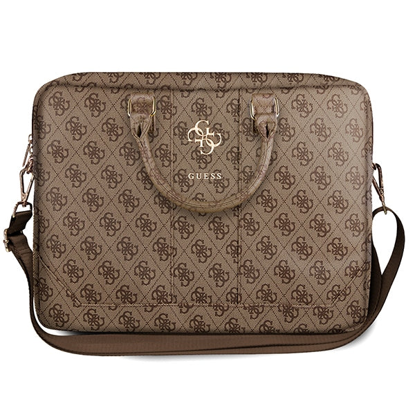 Guess 4G Big Logo bag for a 16&#39;&#39; laptop - brown