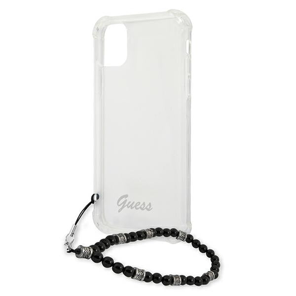 Guess GUHCP12MKPSBK iPhone 12/12 Pro 6.1&quot; Transparent hardcase Black Pearl