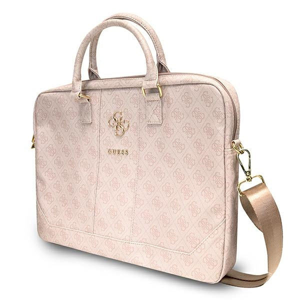 Guess 4G Big Logo bag for a 16&#39;&#39; laptop - pink