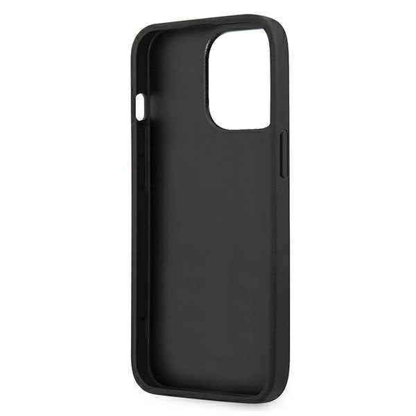Guess GUHCP13LPSASBK iPhone 13 Pro / 13 6.1" black/black Saffiano Strap