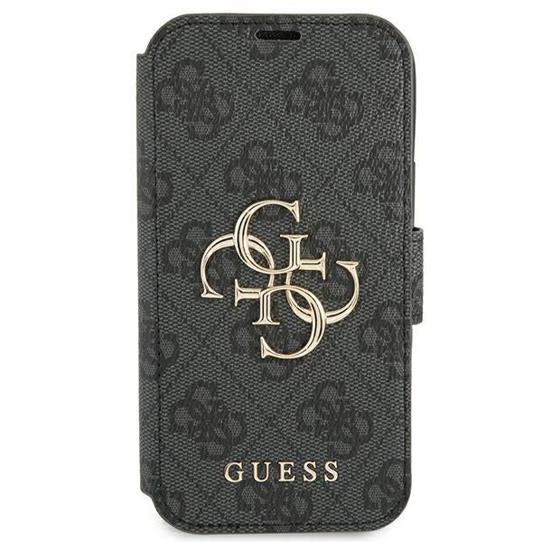 Guess GUBKP13L4GMGGR iPhone 13 Pro / 13 6.1&quot; grey/grey book 4G Big Metal Logo