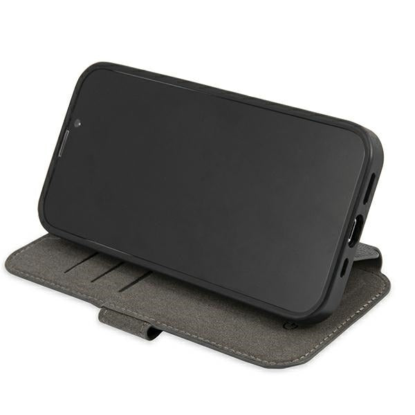 Guess GUBKP13S4GDGR iPhone 13 mini 5.4" grey/grey book 4G Stripe