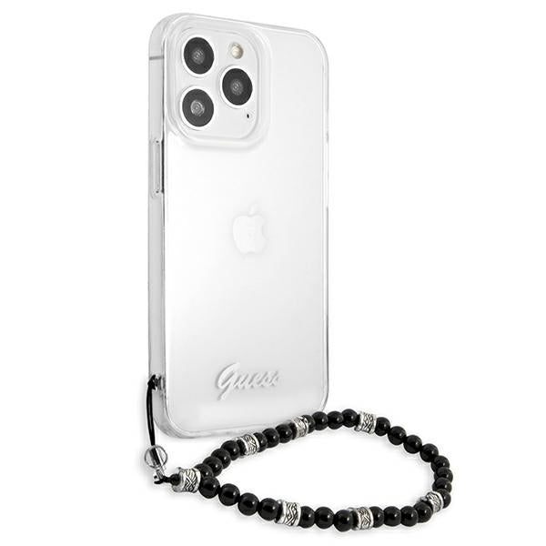 Guess GUHCP13LKPSBK iPhone 13 Pro / 13 6.1&quot; Transparent hard case Black Pearl