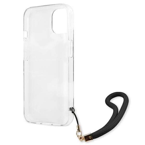 Guess GUHCP13MKCABBK iPhone 13 6.1&quot; black/black hardcase Camo Strap Collection