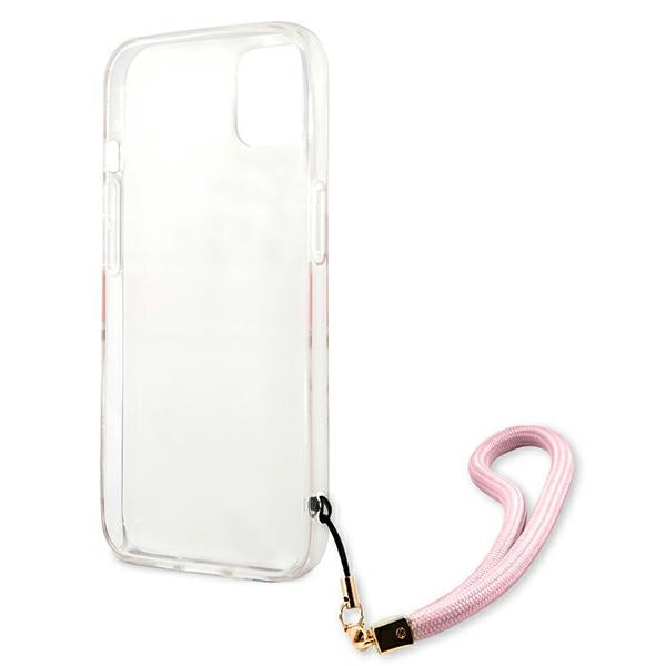 Guess GUHCP13MKCABPI iPhone 13 6.1&quot; pink/pink hardcase Camo Strap Collection