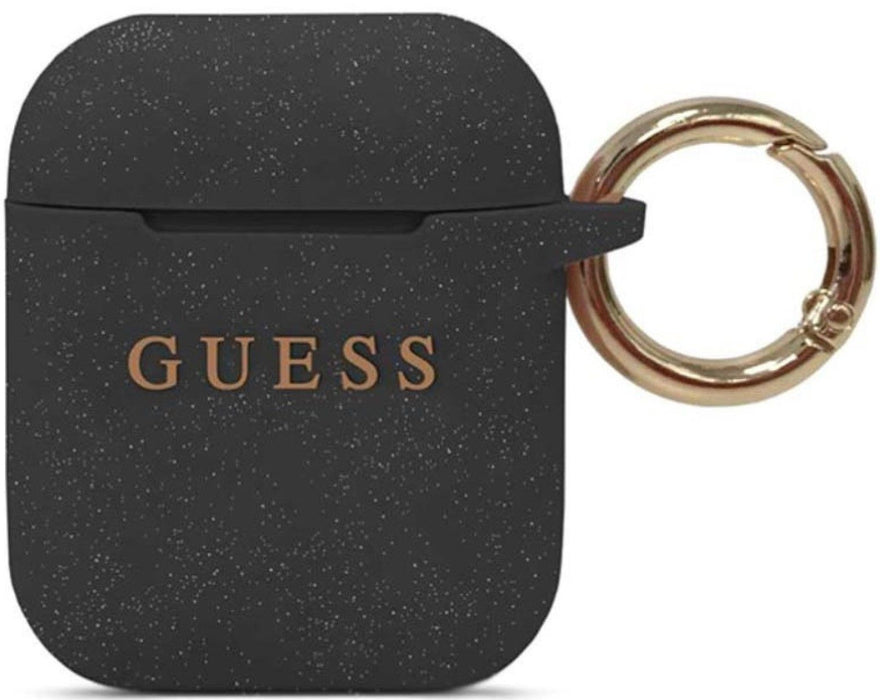 Guess Silicone Cover for AirPods 1/2 - Black