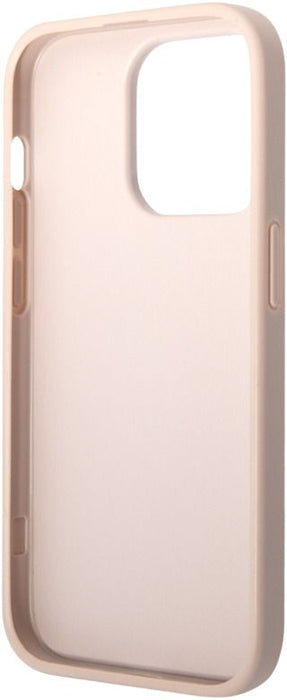 Guess 4G Big Metal Logo case for iPhone 15 Pro - pink
