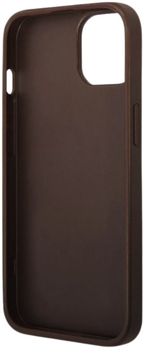 Guess GUHCP15S4GMGBR iPhone 15 6.1" brown/brown hardcase 4G Big Metal Logo