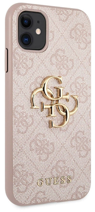 Guess GUHCN614GMGPI iPhone 11 6.1 "/ Xr pink / pink hardcase 4G Big Metal Logo