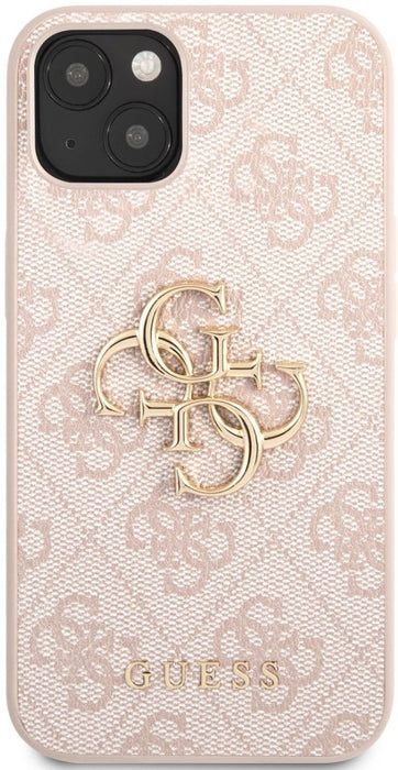 Guess 4G Big Metal Logo Case for iPhone 13 / 14 / 15 6.1" - Pink