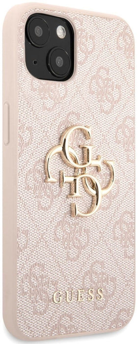 Guess 4G Big Metal Logo Case for iPhone 13 / 14 / 15 6.1" - Pink