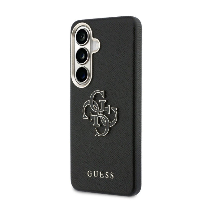 Guess Grained Big 4G Metal Logo case for Samsung Galaxy S26+ - black