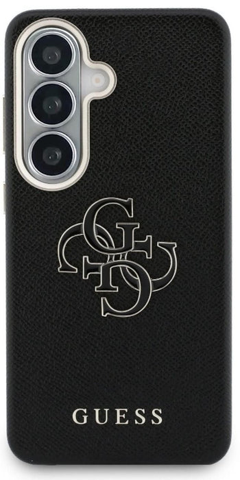 Guess Grained Big 4G Metal Logo case for Samsung Galaxy S26+ - black