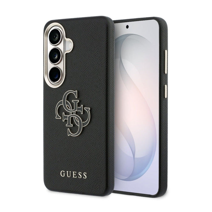 Guess Grained Big 4G Metal Logo case for Samsung Galaxy S26+ - black