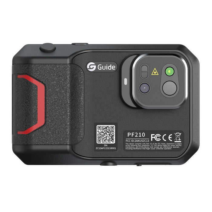 Guide Sensmart PF210 thermal imaging camera Vanadium Oxide Uncooled Focal Plane Arrays Black 256 x 192 pixels Built-in display LCD