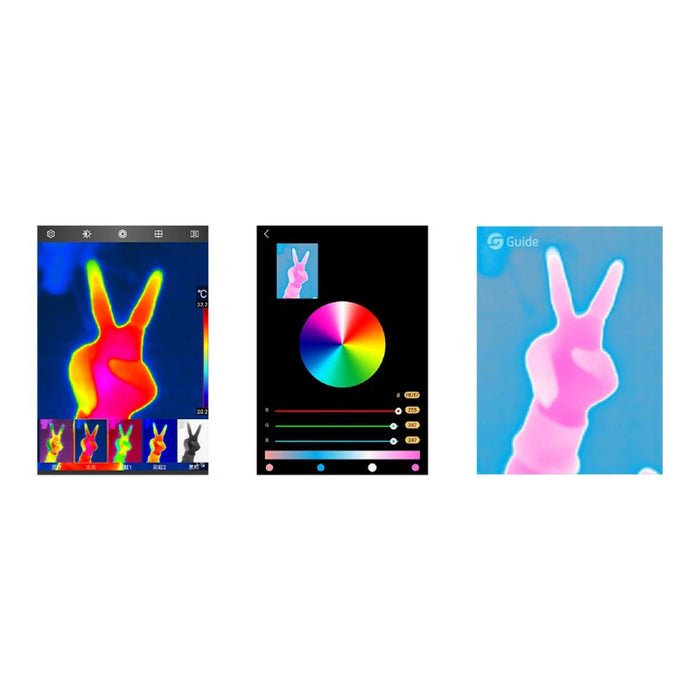 Guide Sensmart MAA thermal imaging camera Vanadium Oxide Uncooled Focal Plane Arrays Black 120 x 90 pixels