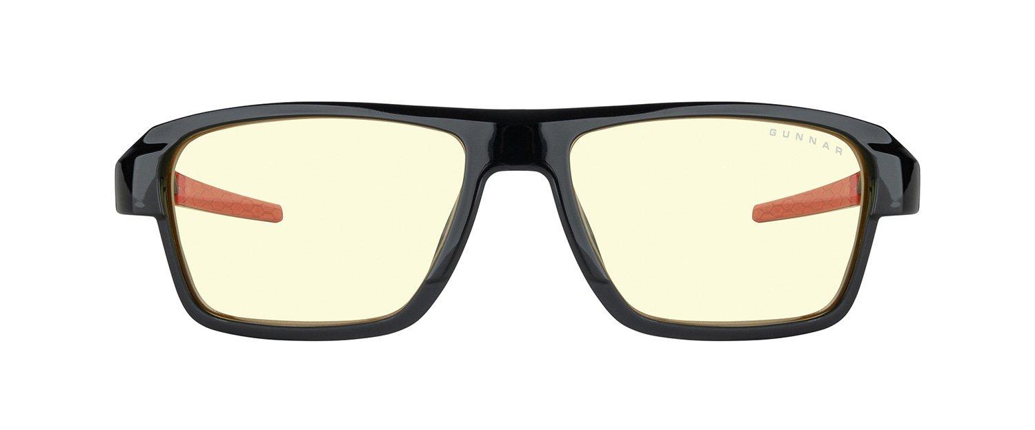 GUNNAR Lightning Bolt Base Onyx Gaming Glasses Amber - Компютърни и геймърски очила<<<Геймърска периферия<<<ValiAPI