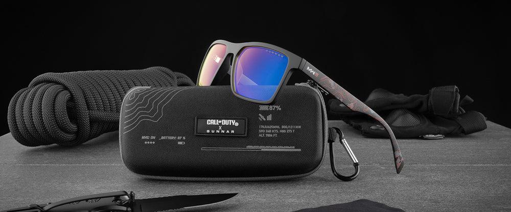 GUNNAR x Call of Duty Alpha Edition Set - Onyx/Infrared - Amber - Glasses + Case