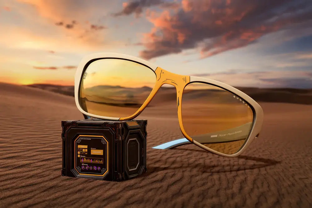 GUNNAR Borderlands Ripper Computer Glasses - Bandit Smoke - Amber