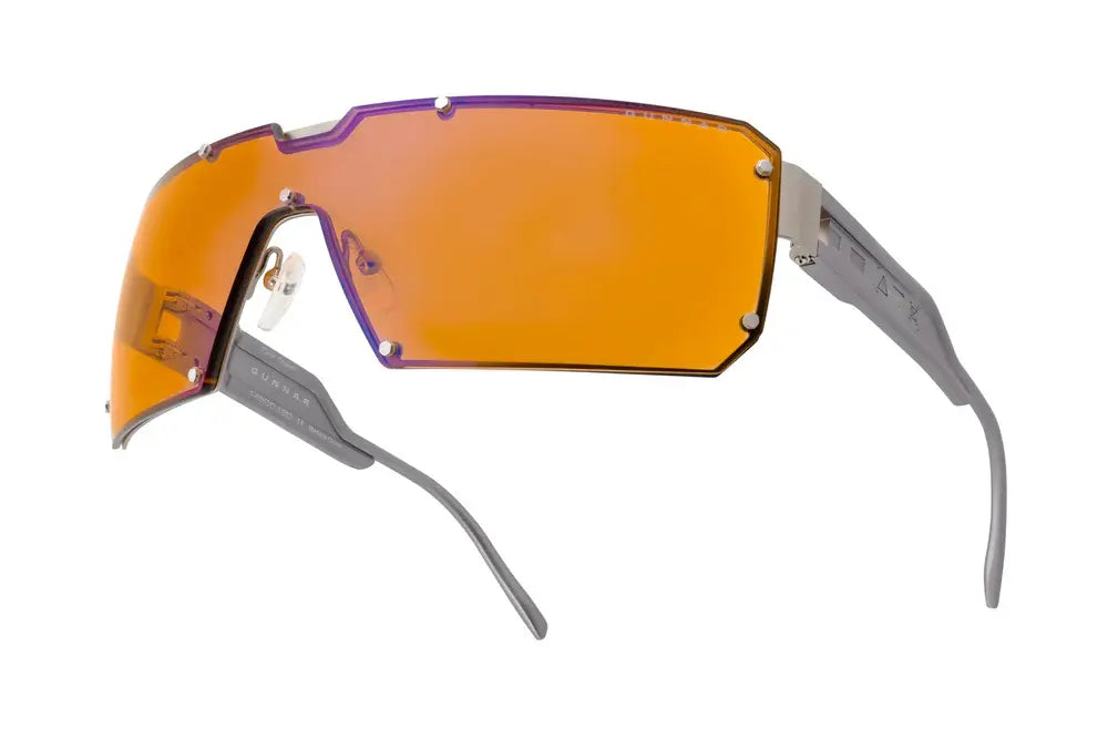 GUNNAR Cyberpunk 2077 Dex Computer Glasses - Amber Max - Steel