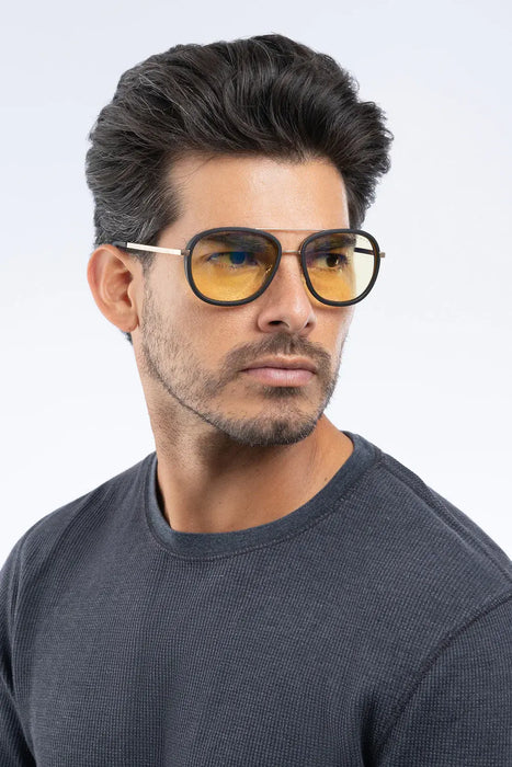 Computer glasses GUNNAR Dume - Gold - Amber
