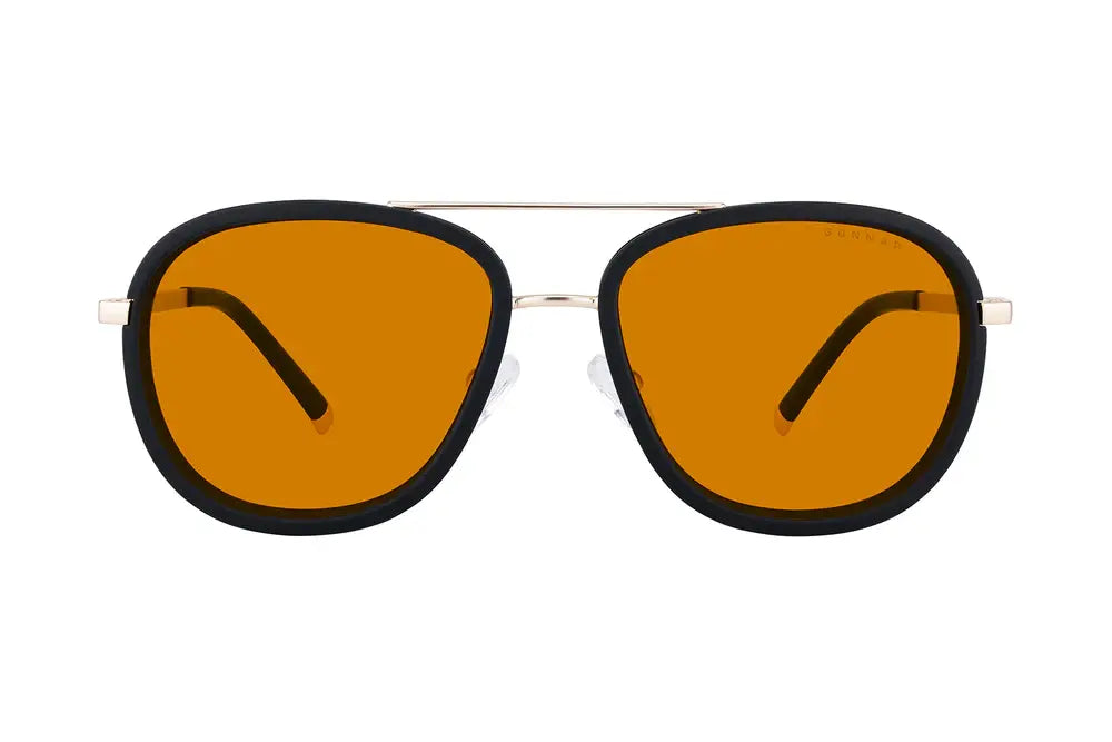 GUNNAR Dume Computer Glasses - Gold - Amber Max