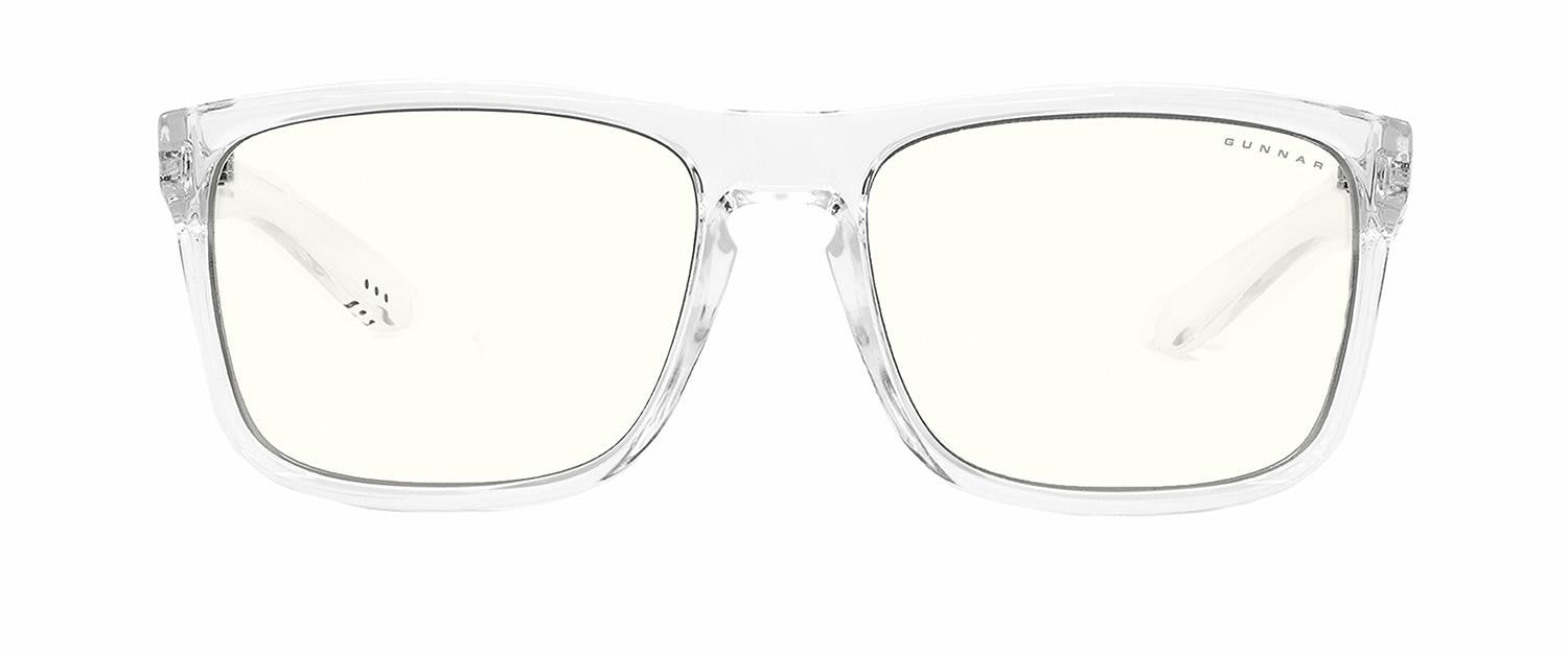 Computer glasses GUNNAR Intercept Crystal, Clear, White