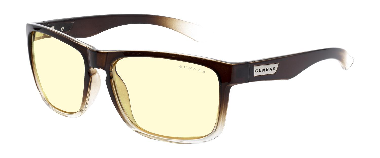 Computer glasses GUNNAR Intercept Latte Fade, Amber, Brown