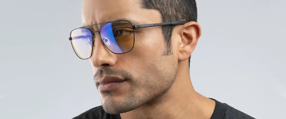 Computer glasses GUNNAR Mustang Onyx, Amber