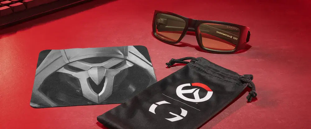 GUNNAR Overwatch Reaper Black Ash Computer Glasses - Amber