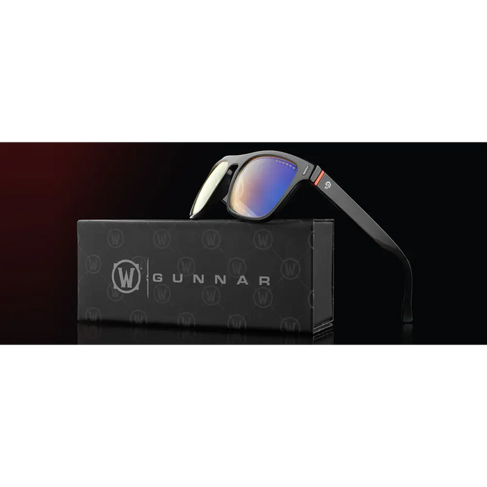 GUNNAR x World of Warcraft Horde Edition Onyx - Amber Set - Glasses + Case - Компютърни и геймърски очила<<<Геймърска
