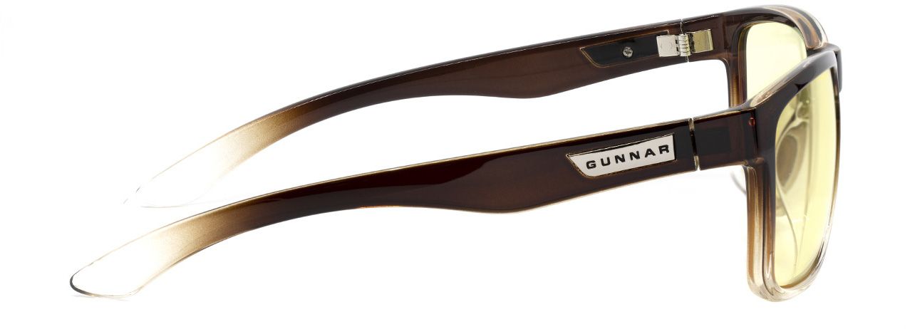 Computer glasses GUNNAR Intercept Latte Fade, Amber, Brown