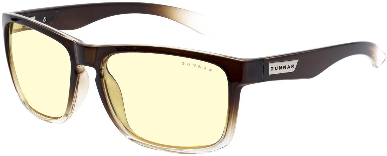 Computer glasses GUNNAR Intercept Latte Fade, Amber, Brown