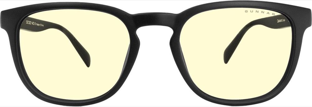 Computer Glasses GUNNAR Oakland Onyx, Amber Natural, Black