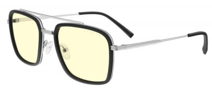 GUNNAR Baron Silver Computer Glasses - Clear