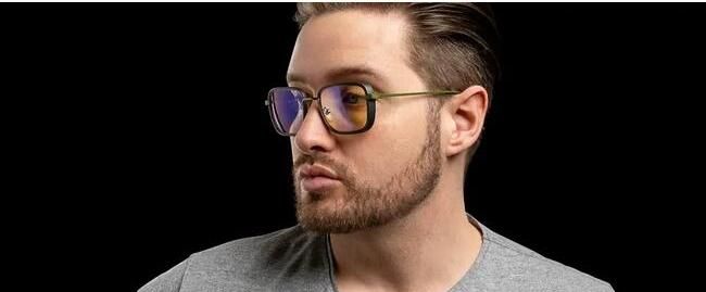 GUNNAR Fallout Vault 33 Gunmetal/Olive - Amber Gaming Glasses