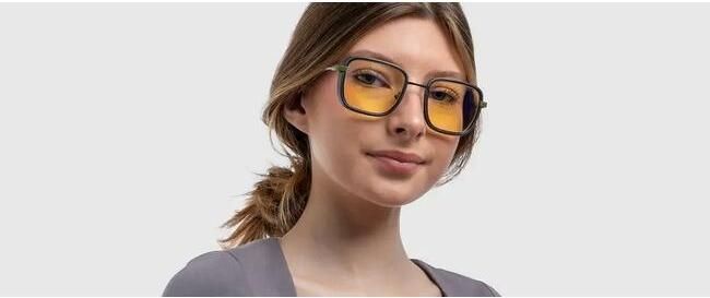 GUNNAR Fallout Vault 33 Gunmetal/Olive - Amber Gaming Glasses