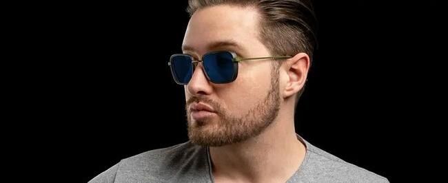 GUNNAR Fallout Vault 33 Gunmetal/Olive - Sun Gaming Glasses