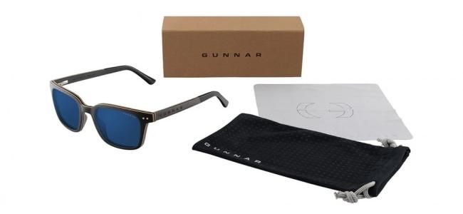 Computer glasses GUNNAR Muir Ebony (wood), Sun