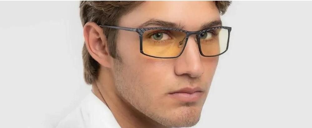 Computer Glasses GUNNAR Plaid Graphite - Amber