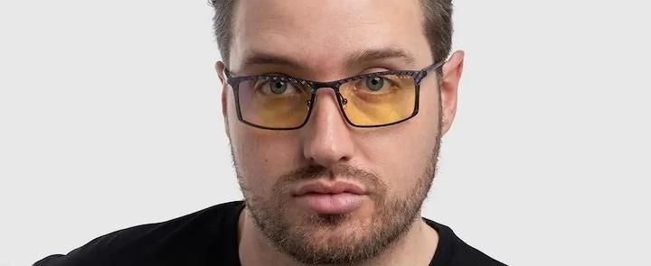 Computer Glasses GUNNAR Plaid Graphite - Amber