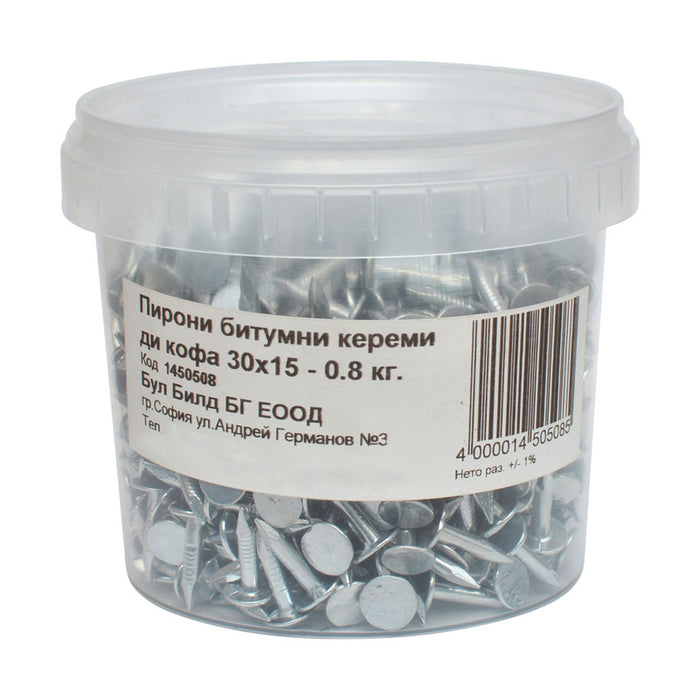 NAILS FOR BITUMEN GUTTA TILES